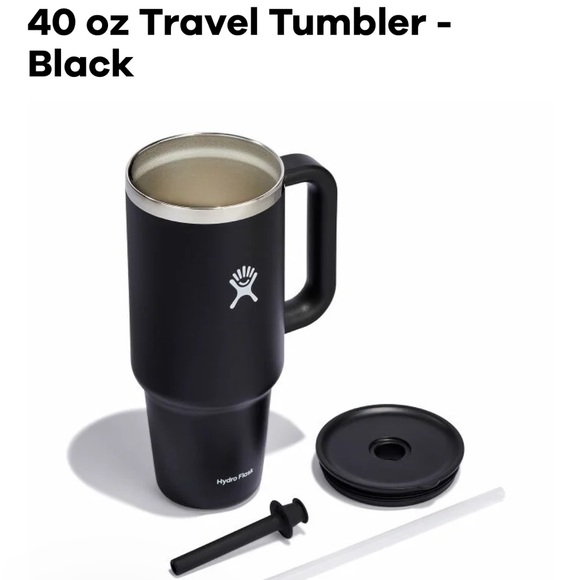 Hydro Flask
40 oz Travel Tumbler -
Black new ,flexible straw - Picture 7 of 16